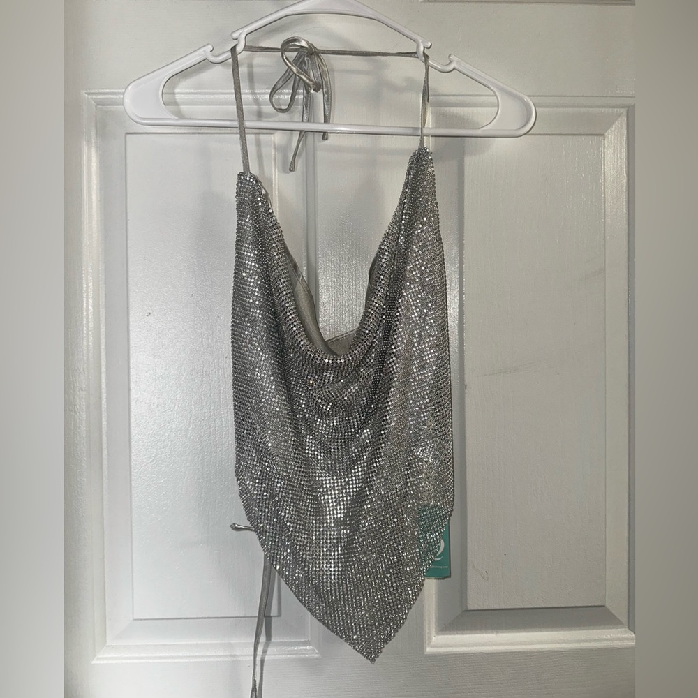 Sparkly Halter/Tank Top
